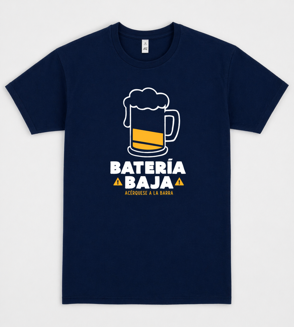 Camiseta - Bateria Baja