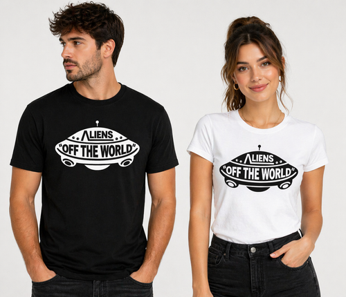 Camiseta - Aliens Off The World